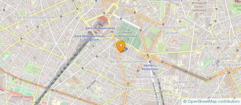 localisation de l'entreprise MADAME CAROLINE LAFON  PARIS