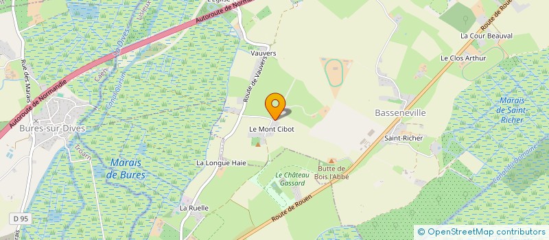 localisation de l'entreprise MADAME CAROLINE LAFOND  BASSENEVILLE