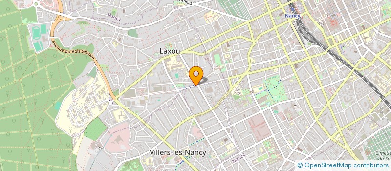 localisation de l'entreprise MADAME CAROLINE LAGARDE  LAXOU