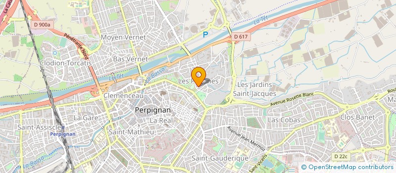 localisation de l'entreprise MADAME CAROLINE LAHER à PERPIGNAN