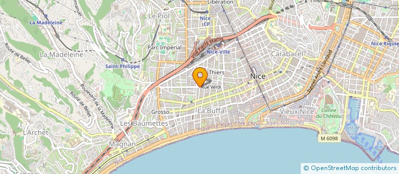 localisation de l'entreprise MADAME CAROLINE LAJONIE à NICE