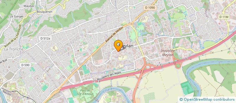 localisation de l'entreprise MADAME CAROLINE LAMALLE à MEYLAN