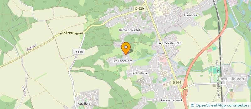 localisation de l'entreprise MADAME CAROLINE LAMARRE  BREUIL-LE-VERT