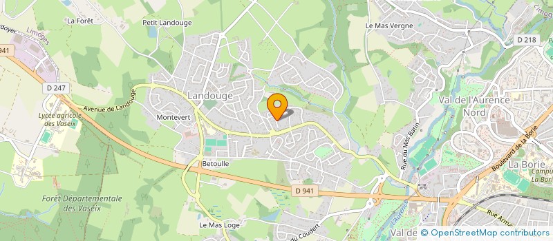 localisation de l'entreprise MADAME CAROLINE LANFRANCA à LIMOGES