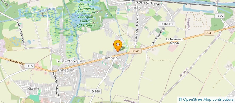 localisation de l'entreprise MADAME CAROLINE LANGLIN  CAMBRIN