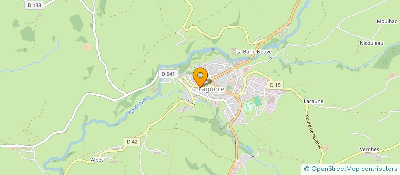 localisation de l'entreprise MADAME CAROLINE LANGLOIS à LAGUIOLE