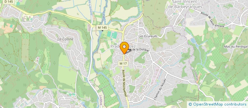localisation de l'entreprise MADAME CAROLINE LANGLOIS à PRADES-LE-LEZ