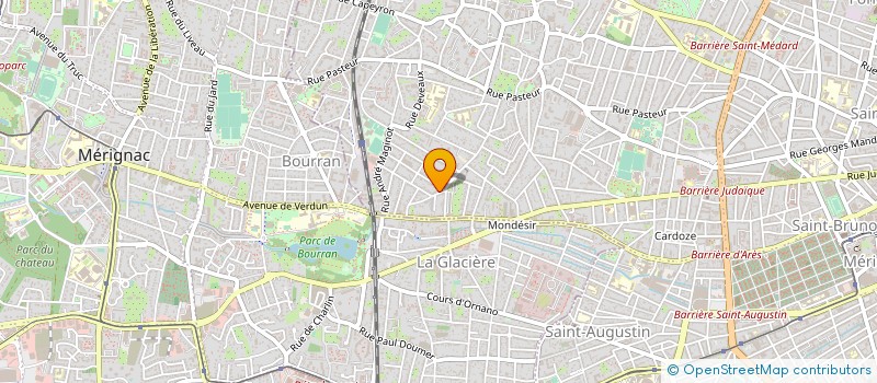 localisation de l'entreprise MADAME CAROLINE LANSAC à BORDEAUX