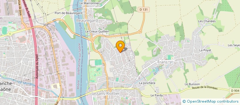 localisation de l'entreprise MADAME CAROLINE LAPIERRE à JASSANS-RIOTTIER