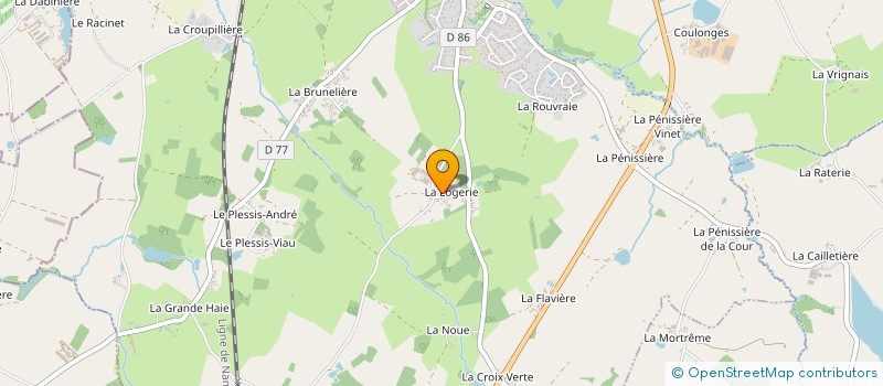 localisation de l'entreprise MADAME CAROLINE LAPOUYADE  LA BERNARDIERE