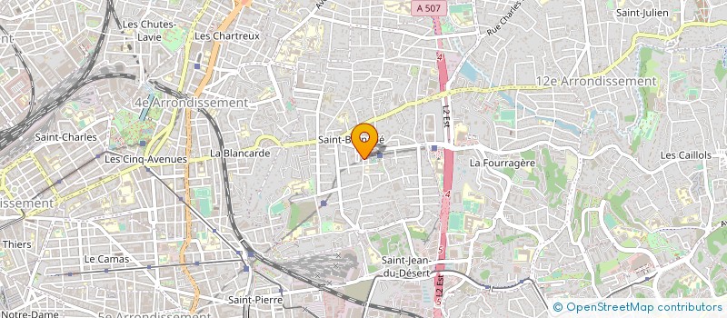localisation de l'entreprise MADAME CAROLINE LAROCHE à MARSEILLE
