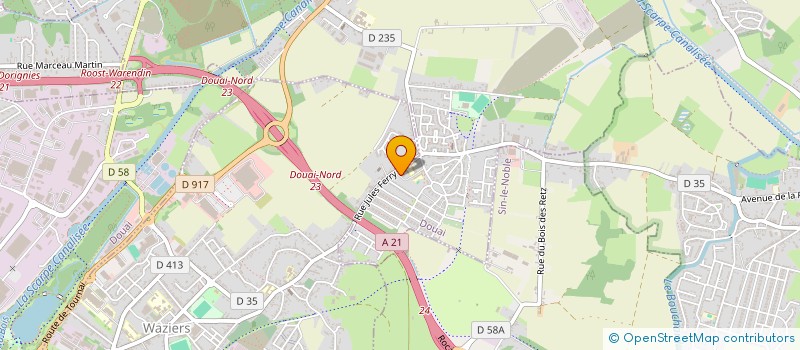 localisation de l'entreprise MADAME CAROLINE LARRANAGA à DOUAI