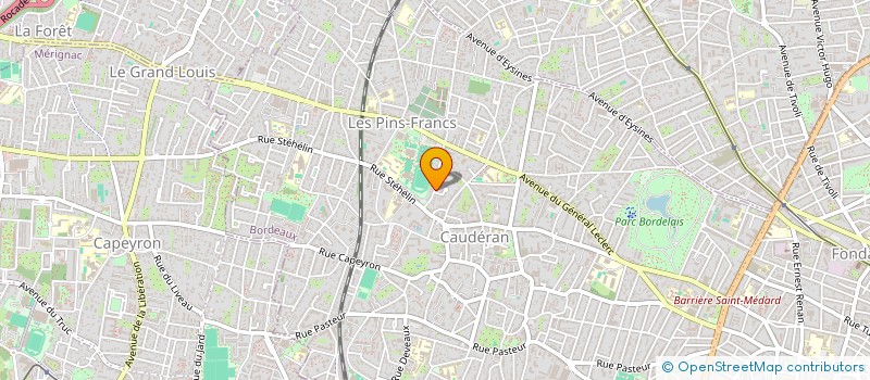localisation de l'entreprise MADAME CAROLINE LARRIEU  BORDEAUX