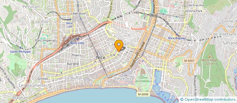 localisation de l'entreprise MADAME CAROLINE LASKAR  NICE