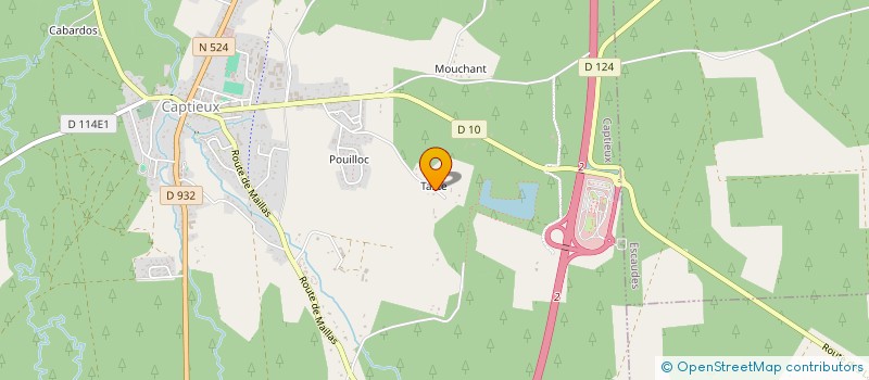 localisation de l'entreprise MADAME CAROLINE LATAPY  CAPTIEUX