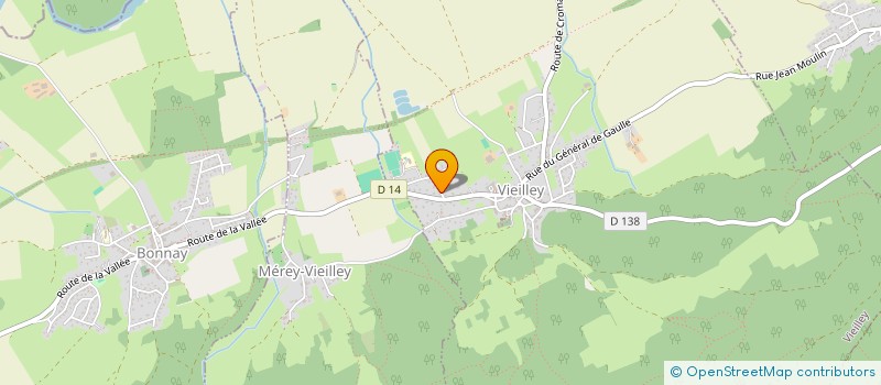 localisation de l'entreprise MADAME CAROLINE LATHUILLE  VIEILLEY