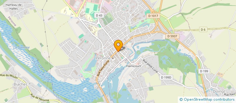 localisation de l'entreprise MADAME CAROLINE LAUMON à PERONNE