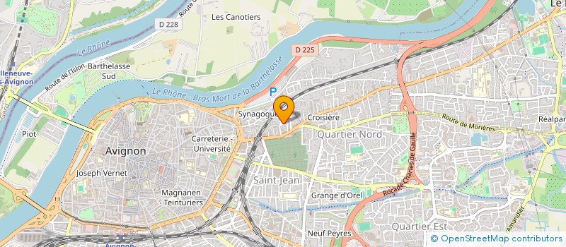 localisation de l'entreprise MADAME CAROLINE LAURENDEAU  AVIGNON