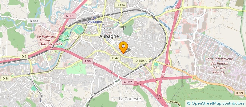 localisation de l'entreprise MADAME CAROLINE LAURENT à AUBAGNE