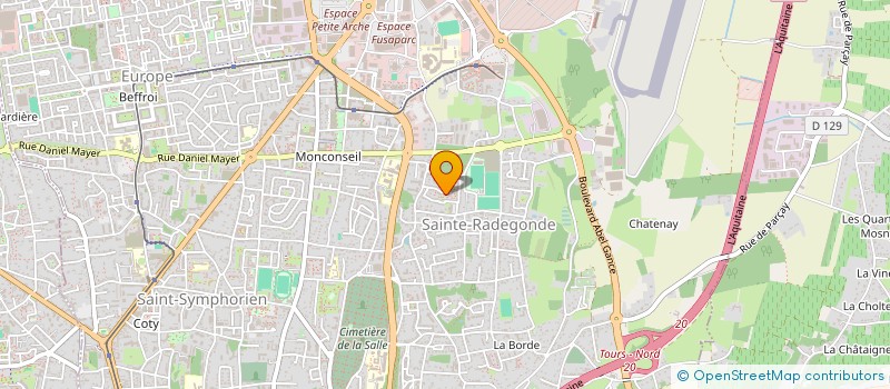 localisation de l'entreprise MADAME CAROLINE LAURENT à TOURS