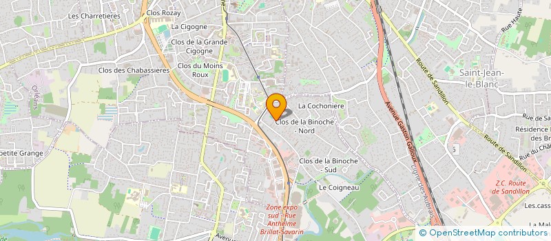 localisation de l'entreprise MADAME CAROLINE LAUTOUR  ORLEANS