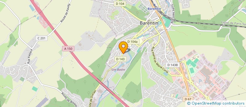 localisation de l'entreprise MADAME CAROLINE LAVOISIERE  DEVILLE-LES-ROUEN