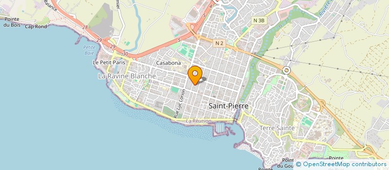 localisation de l'entreprise MADAME CAROLINE LAVOUX à SAINT-PIERRE