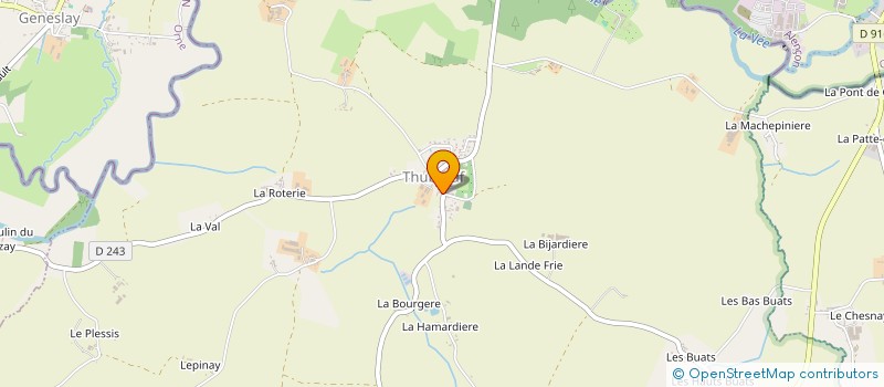 localisation de l'entreprise MADAME CAROLINE LE BARON  THUBUF