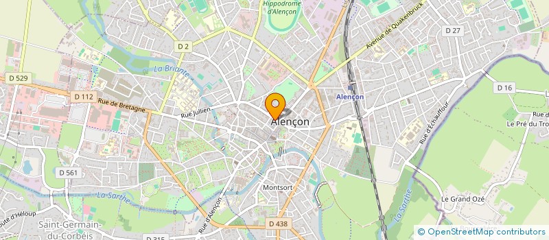 localisation de l'entreprise MADAME CAROLINE LE BLANC à ALENCON