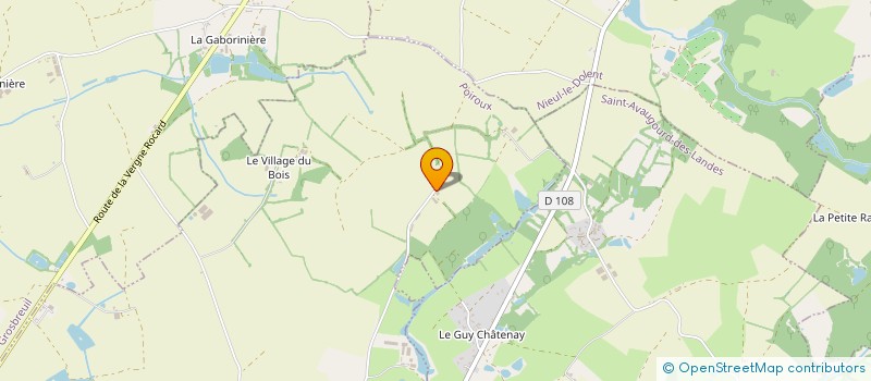 localisation de l'entreprise MADAME CAROLINE LE CARDINAL  SAINT-HILAIRE-LA-FORET