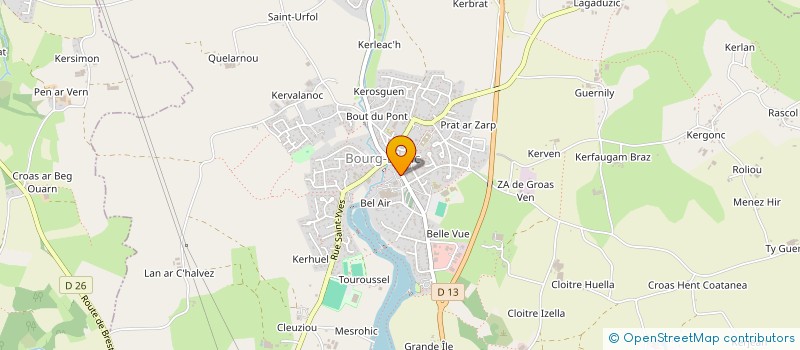 localisation de l'entreprise MADAME CAROLINE LE CORRE  PLOUDALMEZEAU