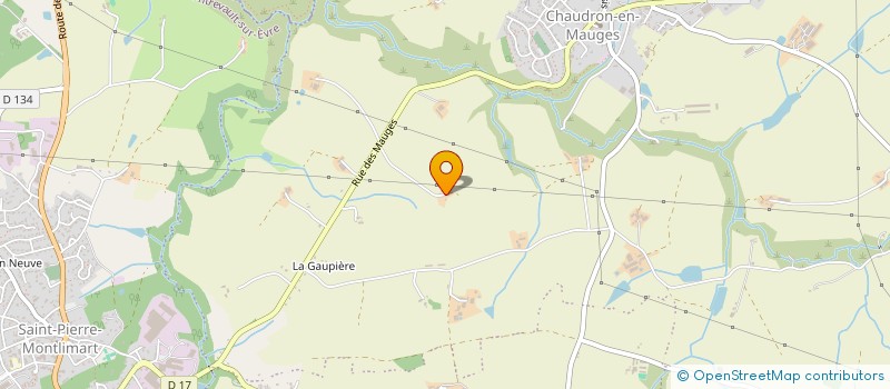 localisation de l'entreprise MADAME CAROLINE LE FLOCH à MONTREVAULT-SUR-EVRE
