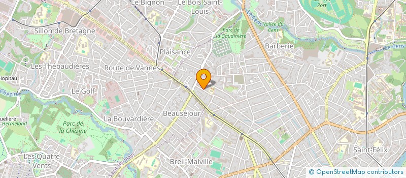 localisation de l'entreprise MADAME CAROLINE LE GALL à NANTES