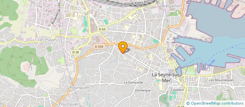 localisation de l'entreprise MADAME CAROLINE LE GUEN à LA SEYNE-SUR-MER