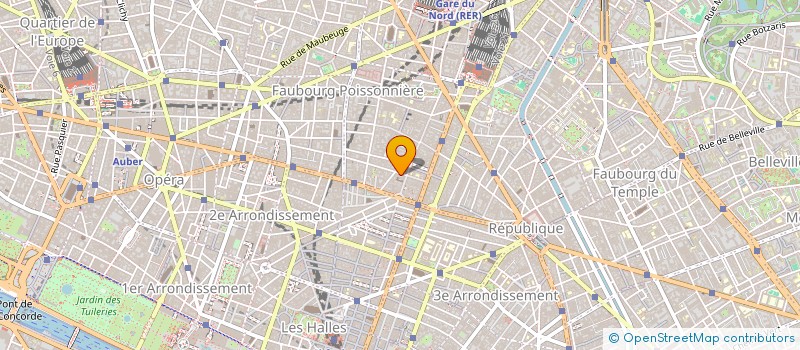 localisation de l'entreprise MADAME CAROLINE LE MIGNOT  PARIS