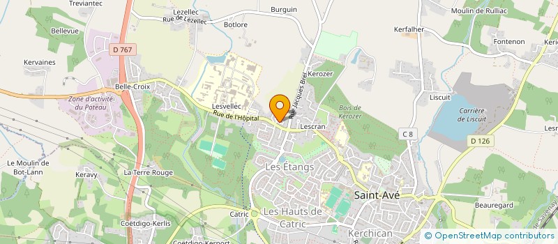 localisation de l'entreprise MADAME CAROLINE LE NAOUR  LORIENT