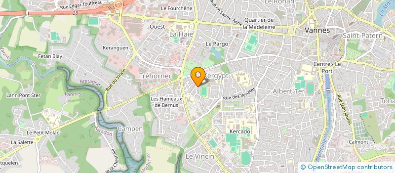 localisation de l'entreprise MADAME CAROLINE LE ROUZIC à VANNES