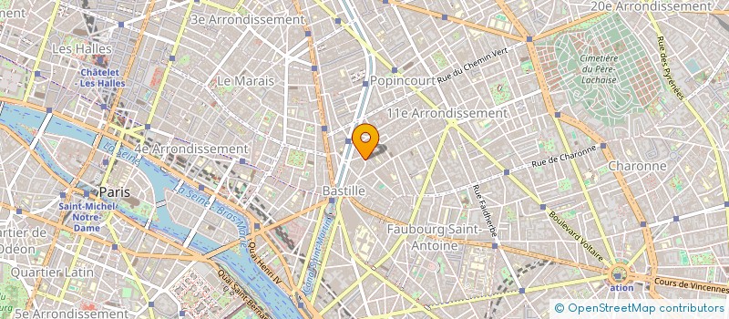 localisation de l'entreprise MADAME CAROLINE LEBEAU  PARIS