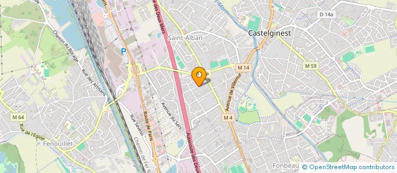 localisation de l'entreprise MADAME CAROLINE LEBLOIS à FONBEAUZARD