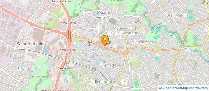 localisation de l'entreprise MADAME CAROLINE LEBOUCHER à SAINT-HERBLAIN
