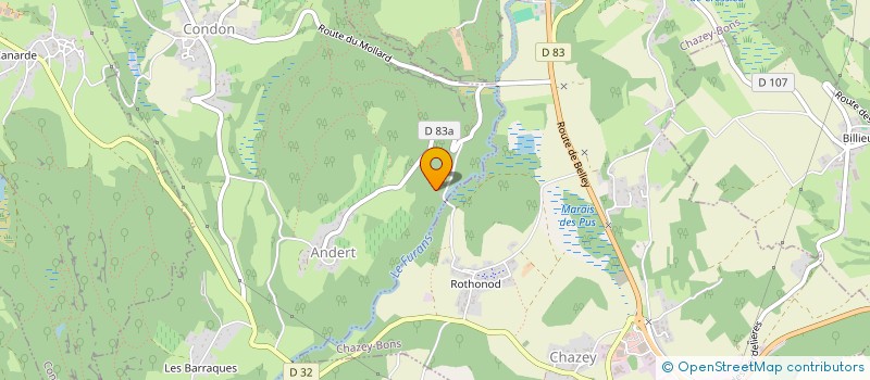 localisation de l'entreprise MADAME CAROLINE LECLERCQ  ANDERT-ET-CONDON