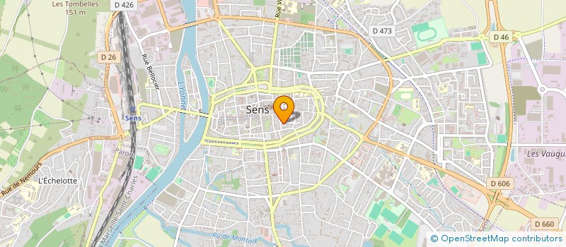 localisation de l'entreprise MADAME CAROLINE LECOMPTE à SENS