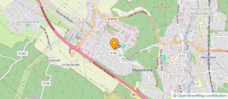 localisation de l'entreprise MADAME CAROLINE LEDRU  MAROMME