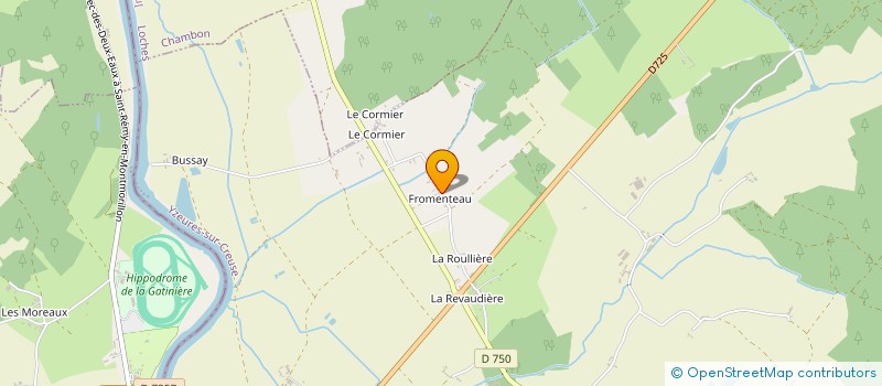 localisation de l'entreprise MADAME CAROLINE LEDUC à YZEURES-SUR-CREUSE