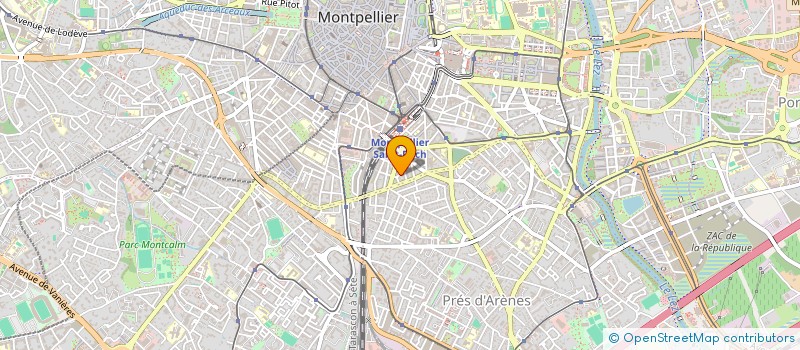 localisation de l'entreprise MADAME CAROLINE LEDY à MONTPELLIER
