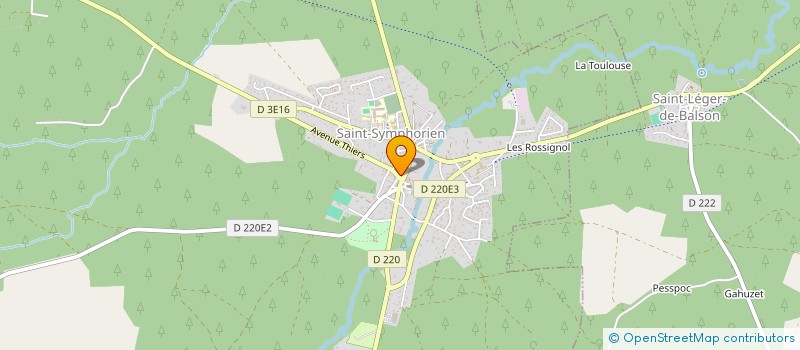 localisation de l'entreprise MADAME CAROLINE LEFEBVRE  SAINT-SYMPHORIEN