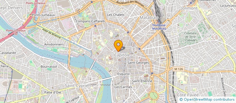 localisation de l'entreprise MADAME CAROLINE LEFEVRE  TOULOUSE