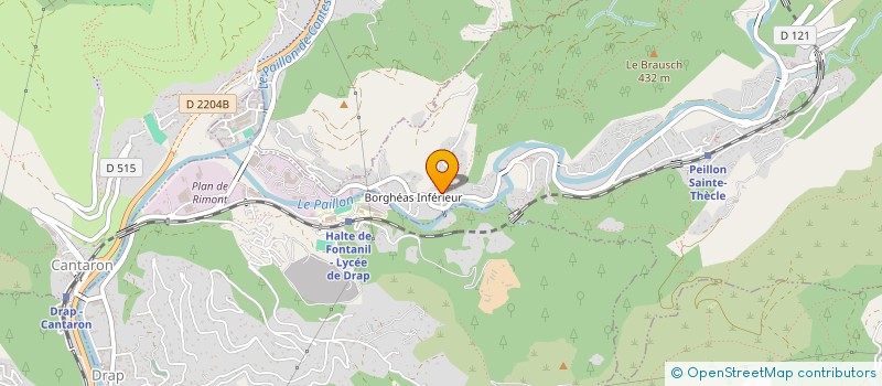 localisation de l'entreprise MADAME CAROLINE LEFEVRE  PEILLON