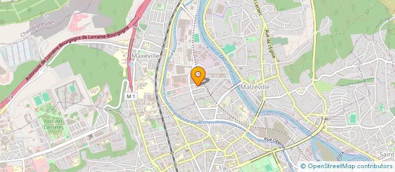 localisation de l'entreprise MADAME CAROLINE LEFEVRE  MAXEVILLE