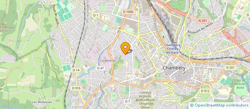 localisation de l'entreprise MADAME CAROLINE LEGENT  CHAMBERY